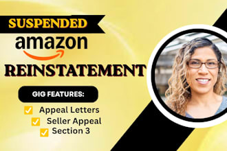 write amazon suspension appeal and reinstatement plan of action