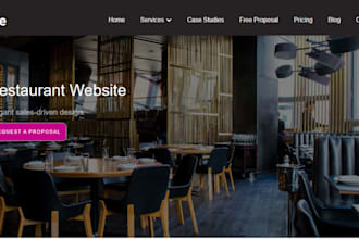 design wix asian restaurant wix online ordering website