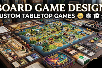 design professional board game mechanics cards and gameplay systems