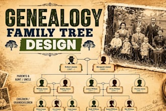 design and genealogy research, family tree, african american ancestry, kuwait