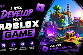develop you a roblox game