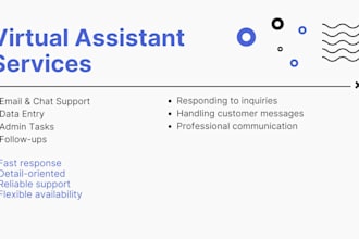 provide virtual assistant services