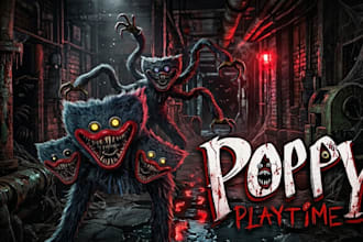 design creepy thumbnail horror for high CTR