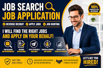 job search job application reverse recruit apply jobs hunting