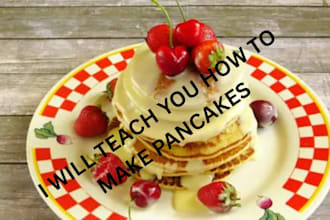 teach you how to make pancakes