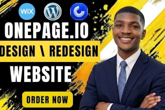 design onepage io landing page onepage io website onepage io that convert