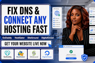 setup godaddy hostgator siteground ionos squarespace digitalocean dns