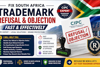 fix south africa trademark refusal and objection issues fast