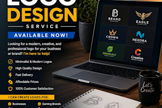 design unique modern brand logo