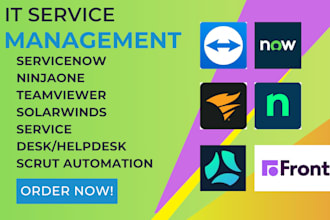 setup rmm psa servicenow ninjaone teamviewer solarwinds service desk scrut datto