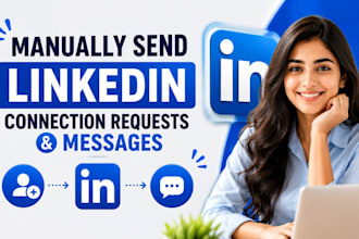 manually send linkedin connection requests and messages