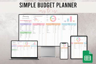 design budget spreadsheet custom excel google sheets template vba and macros