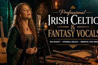 sing irish celtic, sea shanty, ethereal vocals, medieval, fantasy, folk music