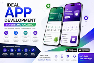 do custom ideal app development for ios and android