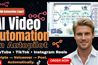 n8n youtube automation, n8n workflow, n8n ai video automation for faceless video