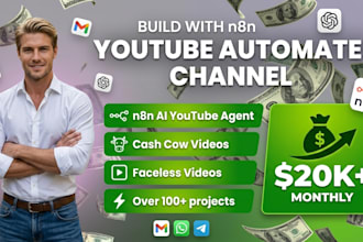 build n8n youtube automation for ai faceless video channels