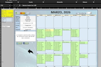 create an automated appointment calendar in excel for health professionals