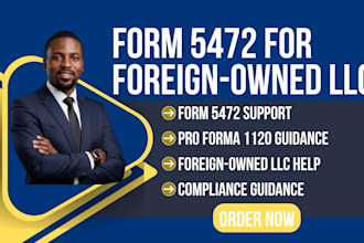 assist foreign owned US llcs with irs form 5472 compliance