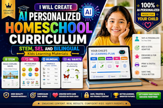 create ai personalized homeschool curriculum stem sel bilingual kid learning mtr