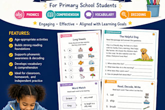 create literacy resources for primary students