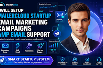 setup mailercloud startup email marketing campaigns amp email support