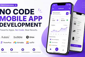 build no code apps with adalo bubble io glide flutterflow