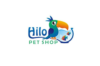 design high quality pet shop business logo