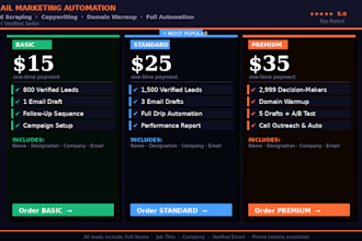 email outreach with lead scraping and full automation