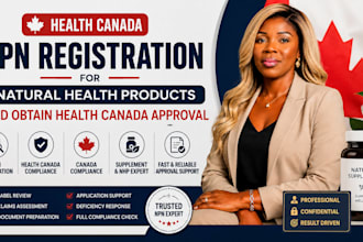 register your natural health product for npn and obtain health canada approval