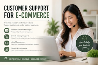 handle customer support and email and chat assistance professionally