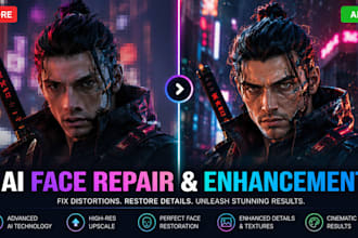 edit ai images, fix flaws, upscale, and do text corrections