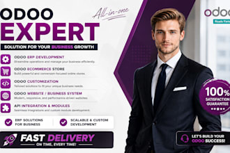 build odoo ecommerce website, odoo customization and erp