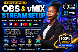 configure stream settings obs and vmix for twitch and live event streaming
