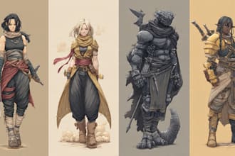 illustrate dnd character illustration