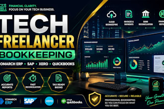 do technology freelancer bookkeeping using comarch erp sap xero quickbooks