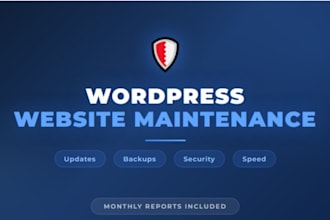 do monthly wordpress website maintenance and security updates