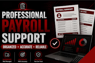 organize payroll data and employee records professionally