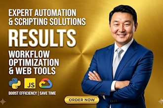 write custom python automation scripts and web tools