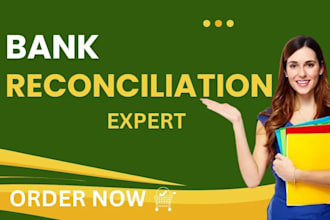 do bank statements reconciliation and bookkeeping