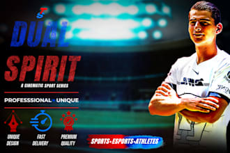 design cinematic sports posters for esports teams