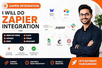 setup webflow forms airtable zoho slack twilio mailchimp zapier integration