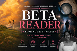 read your romance and thriller manuscripts