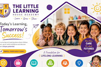 design a professional website for daycare, preschool or childcare center