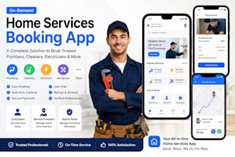 craft app for booking plumbers, cleaners, electricians, etc
