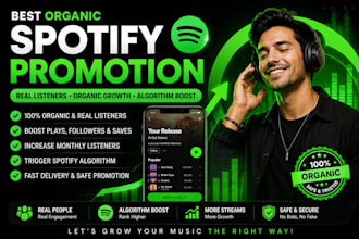 do best organic spotify ads for spotify music and trigger algorithm