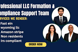register US company llc for non residents get ein for amazon stripe shopify fast
