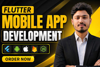 do mobile app development, android app, ios app as flutter developer
