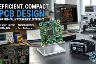 create efficient compact pcb design for medical and wearable electronics