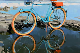 do cycle oil painting