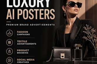 create luxury ai posters and premium brand advertisements